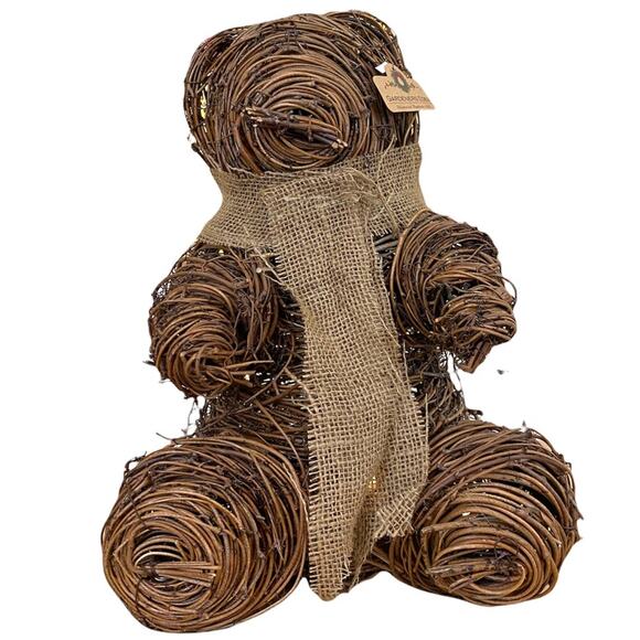 Gardeners Eden LED Lighted Bear Decor - Picture 1 of 6